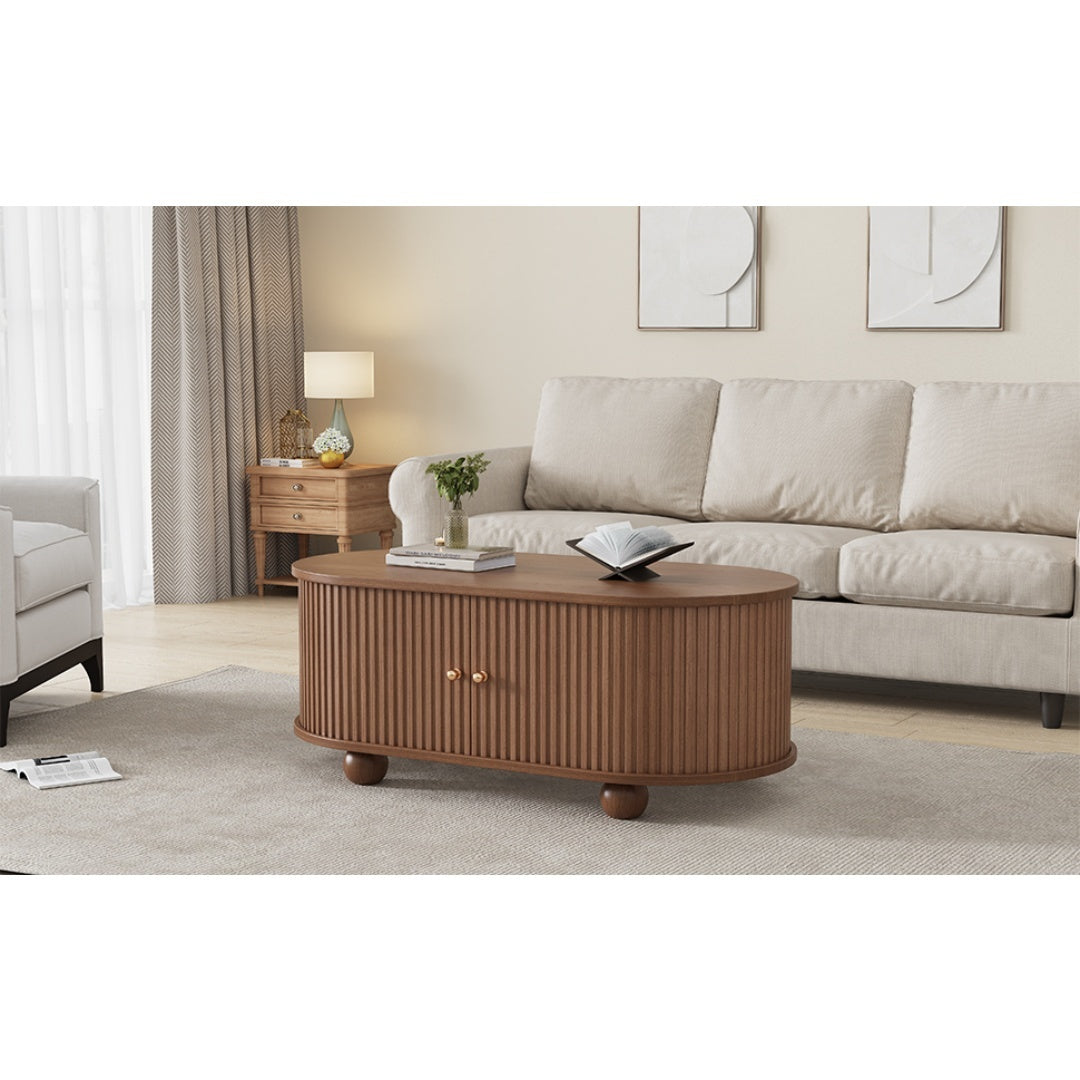 Mocha Bloom Coffee Table